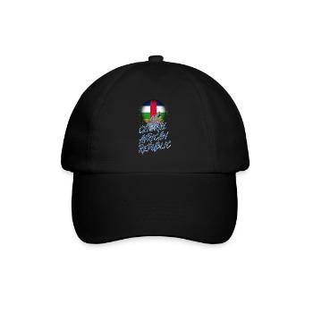 République Centrafricaine - Casquette classique - noir/noir - Devant