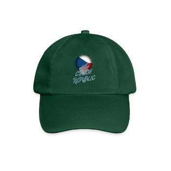 République tchèque - Casquette classique - vert bouteille - Devant