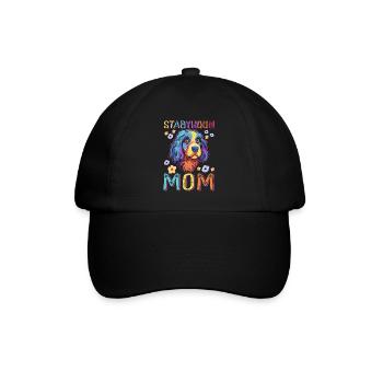 Cadeau de propriétaire de chien Stabyhoun Mom Stabijhoun - Casquette classique - noir/noir - Devant
