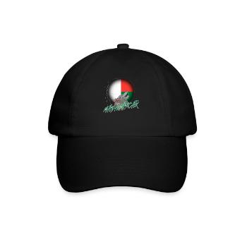 Madagaskar - Baseballkappe - Schwarz/Schwarz - Vorne