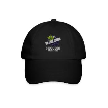 Duct Tape Marionberry Fruit Lover Funny Quote - Baseball Cap - black/black - Front
