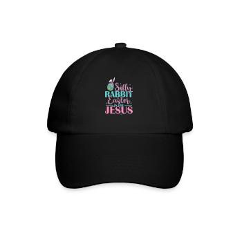 Silly Rabbit Pâques est pour les vacances de Jésus - Casquette classique - noir/noir - Devant
