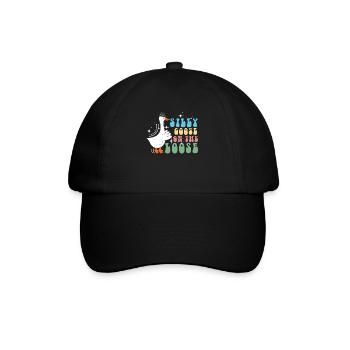 The stupid goose on the loose - Baseball Cap - black/black - Front