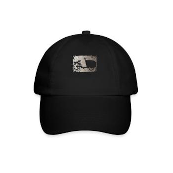 Lastenfahrrad Lastenrad Cargo Bike Cargobike - Baseball Cap - black/black - Front