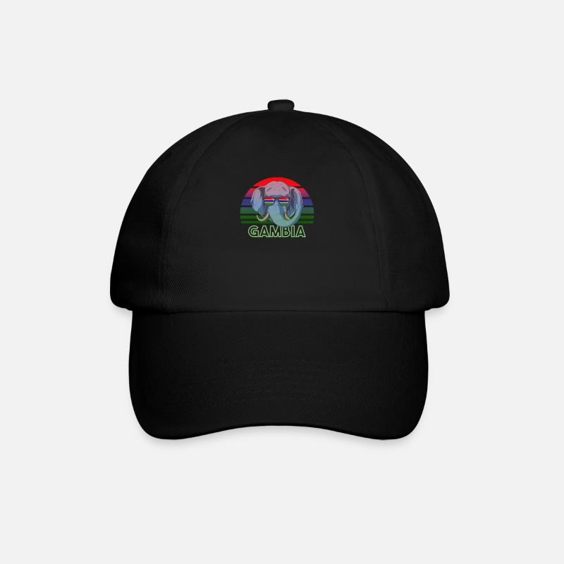 Gambie - Casquette classique - noir/noir