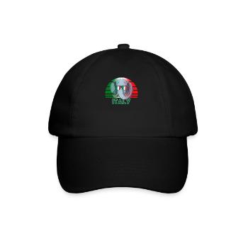 Italie - Casquette classique - noir/noir - Devant