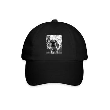Chien - Alien Selfie Beagle UFO - Casquette classique - noir/noir - Devant