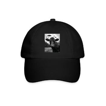 Vache - Alien Selfie Black Angus OVNI - Casquette classique - noir/noir - Devant