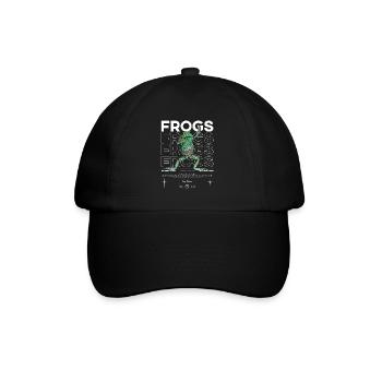 Waxy Monkey Tree Frog Streetwear Frog Keeper - Baseball Cap - black/black - Front