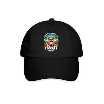 J’aime Fossas - Casquette classique - noir/noir - Devant
