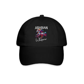 Araber Flüsterer - Baseballkappe - Schwarz/Schwarz - Vorne