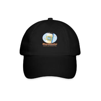 Mayo délicieuse mayonnaise cadeau - Casquette classique - noir/noir - Devant