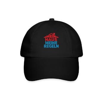 Funny Home Builder Owner My House - Baseball Cap - black/black - Front