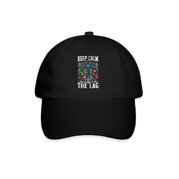 Rpg gamer gaming video game role-playing game - Baseball Cap - black/black - Front