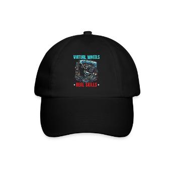Sim Racing Sirm Racer Racing Simulation Simracing - Baseball Cap - black/black - Front