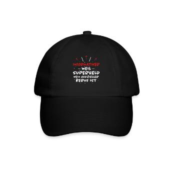 Informatiker Spruch Lustige Programmierer Geschenk - Baseballkappe - Schwarz/Schwarz - Vorne