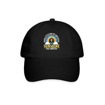 Ihr Kleiner Sarkastischer Sonnenstrahl Ist Da. - Baseballkappe - Schwarz/Schwarz - Vorne