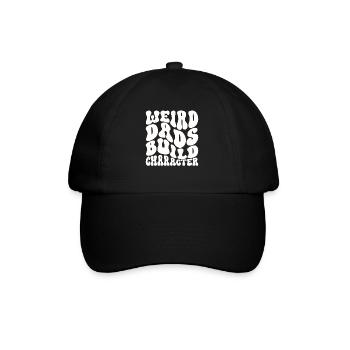 Papas bizarres Maquillage Personnage Drôle Papa - Casquette classique - noir/noir - Devant