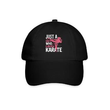 Karaté Karaté Combattant Arts martiaux - Casquette classique - noir/noir - Devant
