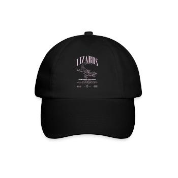 Phelsuma laticauda Day Gecko Lizard Keeper - Baseball Cap - black/black - Front