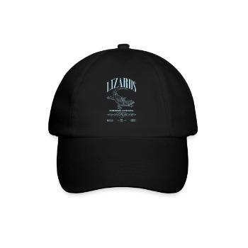 Phelsuma laticauda Day Gecko Lizard Keeper - Baseball Cap - black/black - Front