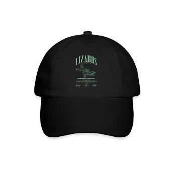 Phelsuma laticauda Day Gecko Lizard Keeper - Baseball Cap - black/black - Front