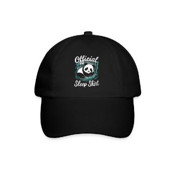 Pandabär Panda Tier Pandas - Baseballkappe - Schwarz/Schwarz - Vorne