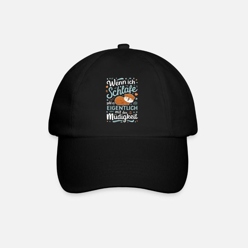 Otter Seeotter - Baseballkappe - Schwarz/Schwarz