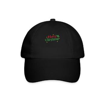 Merry Christmas Weihnachten - Baseball Cap - black/black - Front
