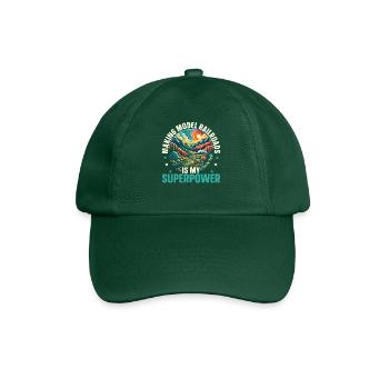 Model railway - Baseball Cap - bottle green - Front