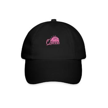Queen Basketball Féminine - Casquette classique - noir/noir - Devant