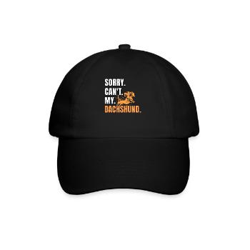 Teckel Dackel - Casquette classique - noir/noir - Devant
