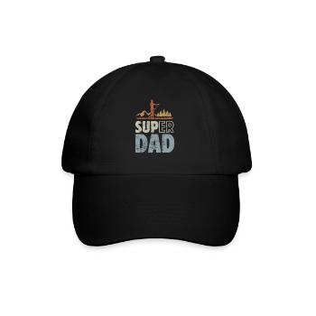 Super Dad - SUP Stand up paddling - Baseball Cap - black/black - Front