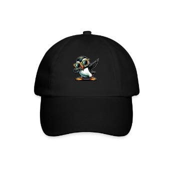 Dabbing Puffin Papageientaucher - Casquette classique - noir/noir - Devant