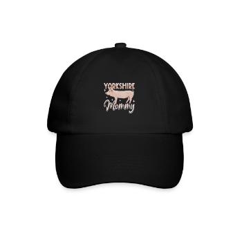 Maman cochon du Yorkshire - Casquette classique - noir/noir - Devant