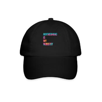La maternité est mon ministère - Casquette classique - noir/noir - Devant