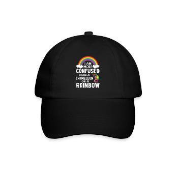 I'm more confused than a chameleon - Baseball Cap - black/black - Front