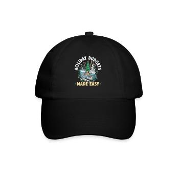 Père Noël comptable de Noël drôle - Casquette classique - noir/noir - Devant