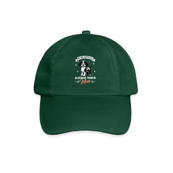 Braque d'Auvergne Mama - Baseballkappe - Flaschengrün - Vorne