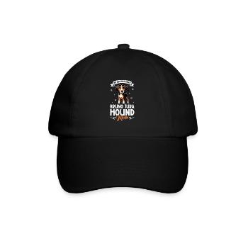 Jura Laufhund Mama - Baseballkappe - Schwarz/Schwarz - Vorne