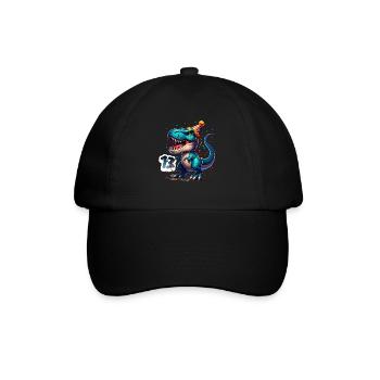 T Rex Dinosaure 13e anniversaire Enfants Anniversaire - Casquette classique - noir/noir - Devant