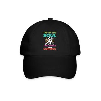 Tap Into The Soul Jazz Dance Takes Control - Baseballkappe - Schwarz/Schwarz - Vorne