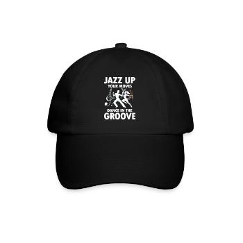 Jazz Up Your Moves Dance In The Groove - Baseballkappe - Schwarz/Schwarz - Vorne