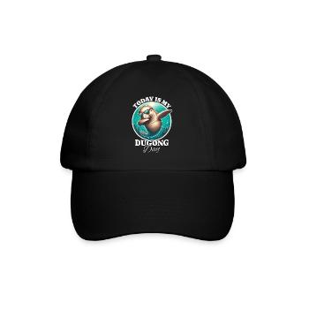 Manatee Dugong - Baseball Cap - black/black - Front