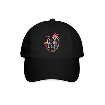 Weekend Girls Trip Beach Vibes 2025 - Baseball Cap - black/black - Front