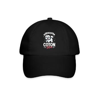 Coton de Tulear Mama - Casquette classique - noir/noir - Devant