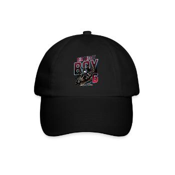 Motocross 6th Birthday - Baseball Cap - black/black - Front