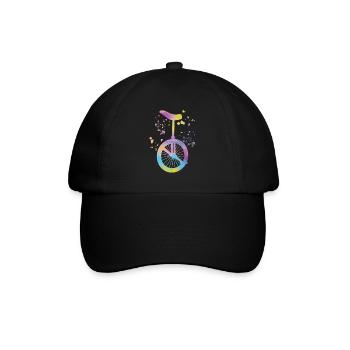 Unicycliste monocycle monocycle - Casquette classique - noir/noir - Devant
