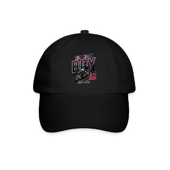 16e anniversaire de motocross - Casquette classique - noir/noir - Devant