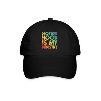 La maternité est mon ministère - Casquette classique - noir/noir - Devant